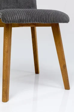 KARE Design Tuolit*Lara Tuoli, Vakosamettia, Harmaa