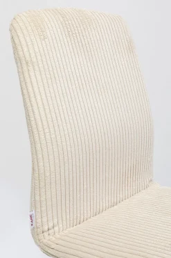 KARE Design Tuolit*Lara Tuoli, Vakosamettia, Kermanvärinen