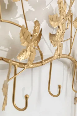 KARE Design Seinänaulakot*Leafline Seinänaulakko, Kulta 93cm