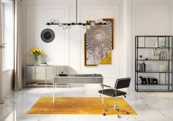 KARE Design Kellot*Leonardo Seinäkello Musta/kulta Ø49cm