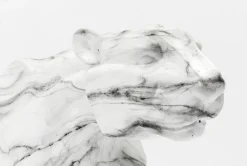 KARE Design Jalalliset Koriste-Esineet*Leopard Marble Leopardi Koriste-esine, Marmori 129cm