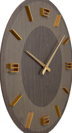 KARE Design Kellot*Levi Seinäkello Ruskea Ø60cm