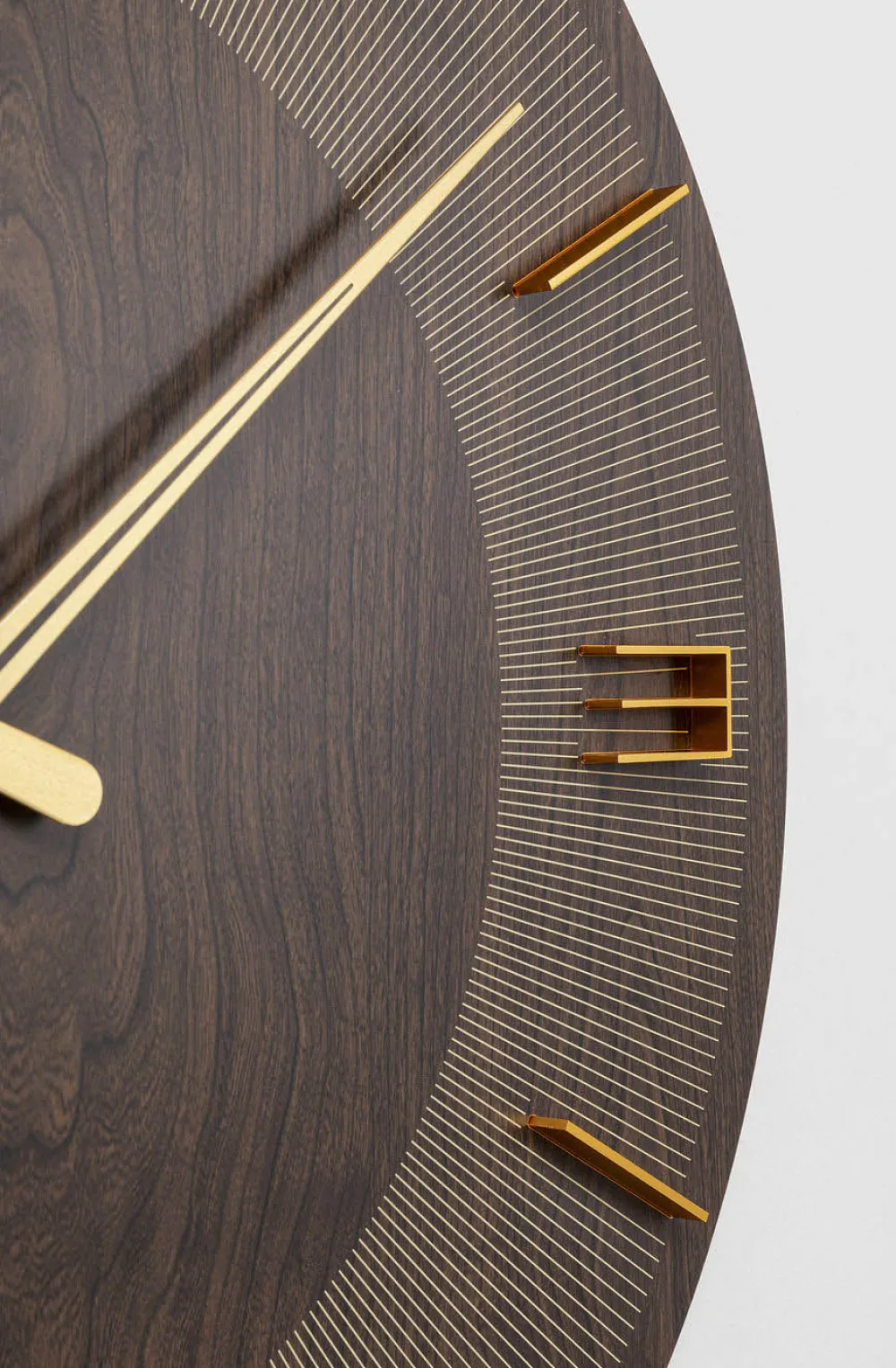 KARE Design Kellot*Levi Seinäkello Ruskea Ø60cm