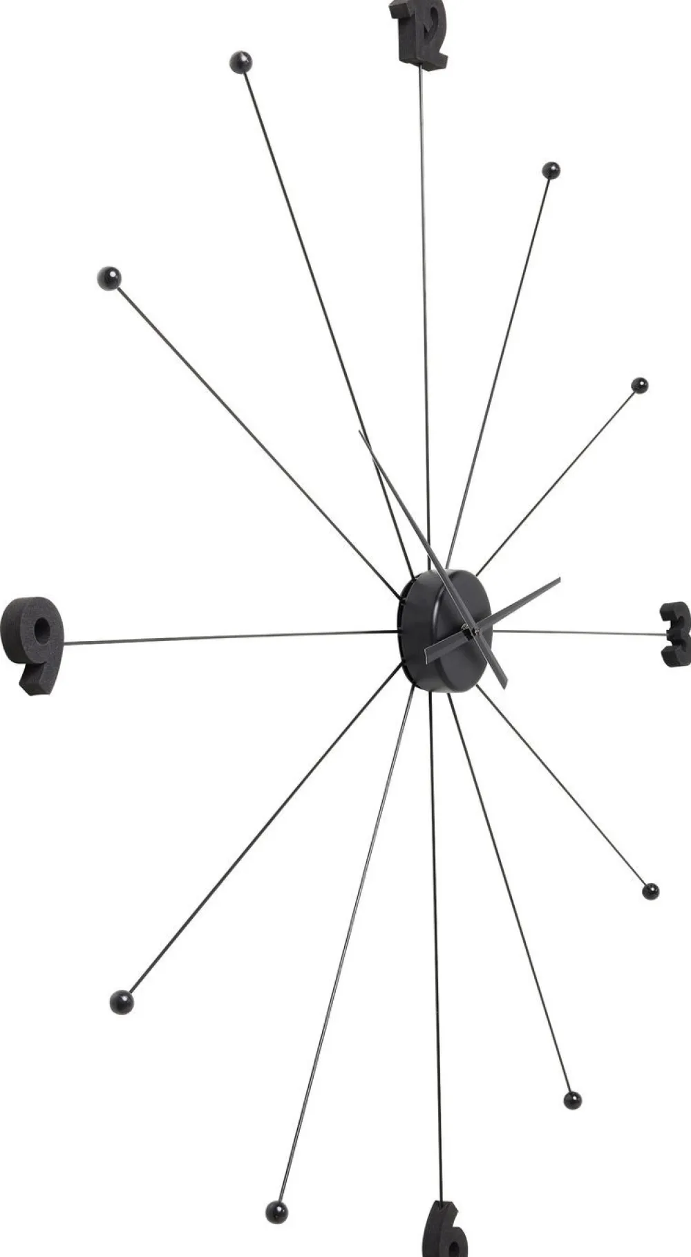 KARE Design Kellot*Like Umbrella Seinäkello, Musta