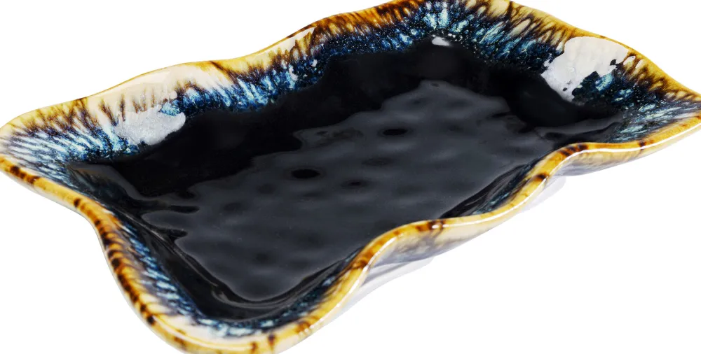 KARE Design Keittiö Ja Astiat*Lio Tarjoilulautanen Tummansininen 17x26 Cm