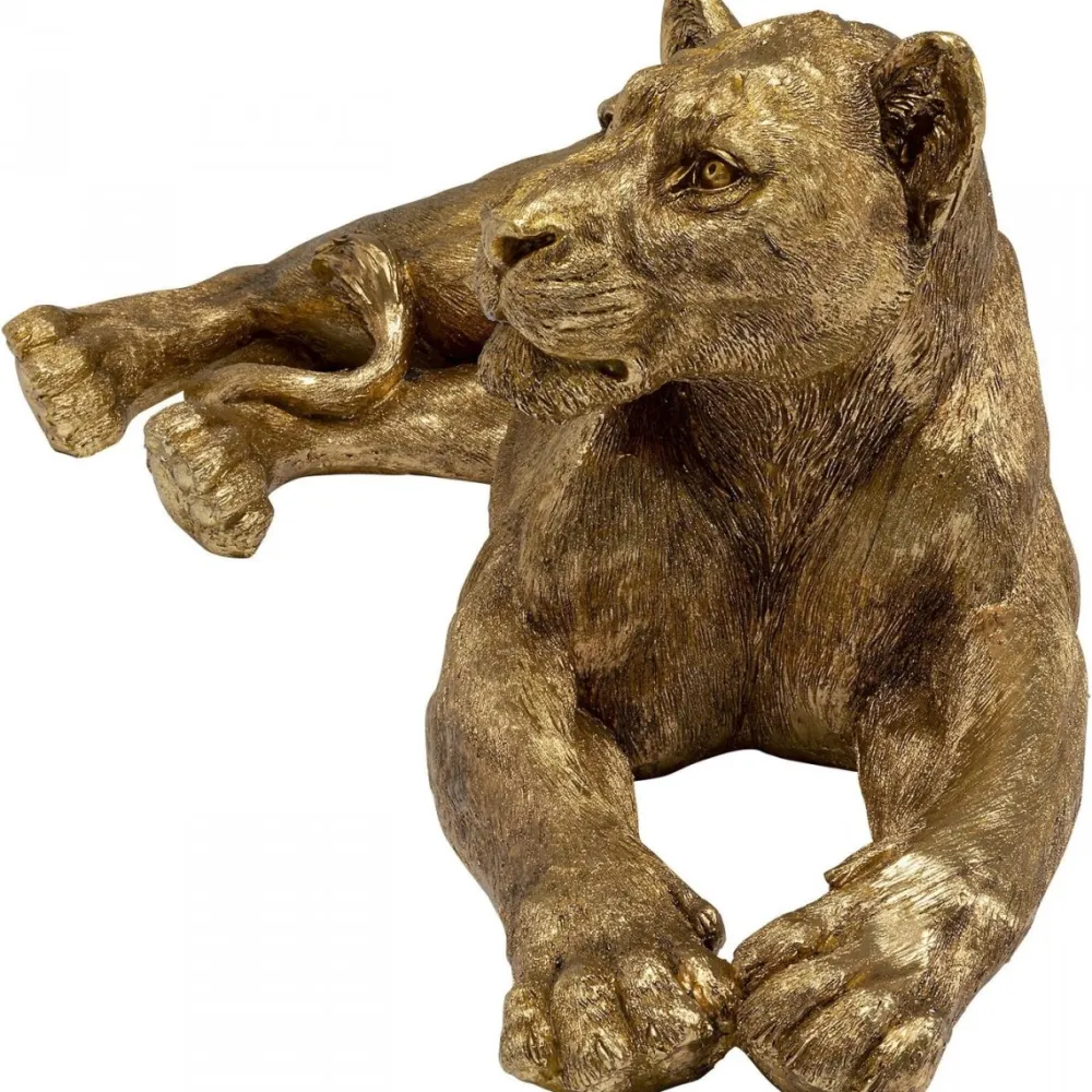 KARE Design Jalalliset Koriste-Esineet*Lion Gold Koriste-esine, Kulta 113cm