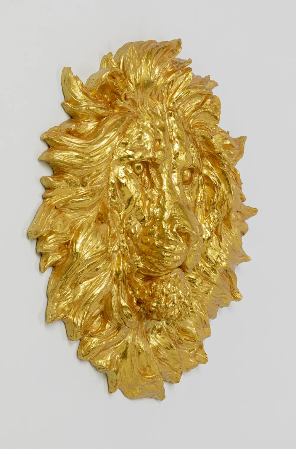 KARE Design Seinäkoristeet*Lion Head Leijona Seinäkoriste, Kulta Gold 90x100cm