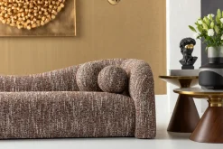 KARE Design Sohvat*Livia Melange Brown 3-istuttava Sohva 261cm