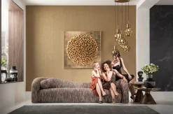 KARE Design Sohvat*Livia Melange Brown 3-istuttava Sohva 261cm