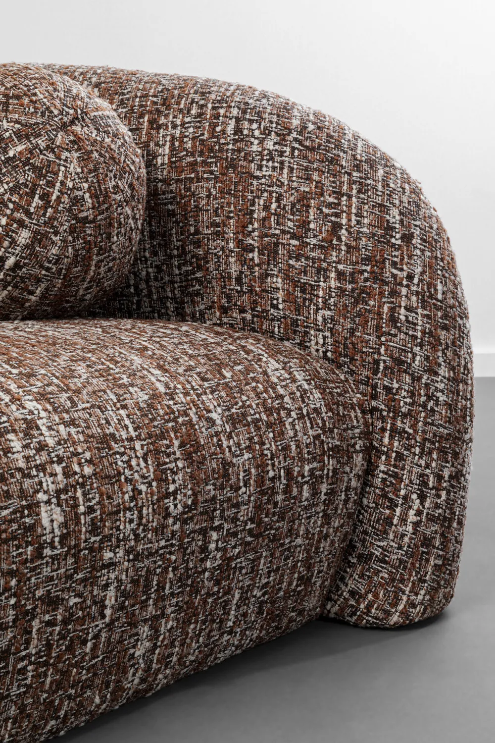 KARE Design Sohvat*Livia Melange Brown 3-istuttava Sohva 261cm