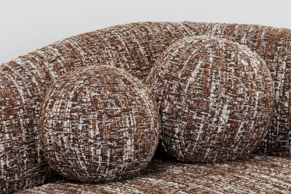 KARE Design Sohvat*Livia Melange Brown 2-istuttava Sohva 201cm