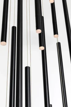 KARE Design Riippuvalaisimet*Living Vegas Deluxe Riippuvalaisin, Matta Musta, LED