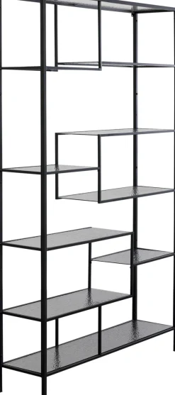 KARE Design Hyllyt*Loft Black Bubble Hylly, Kirjahylly Musta 115x195cm