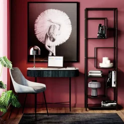 KARE Design Olohuone|Hyllyt*Loft Hylly Musta 60x195cm