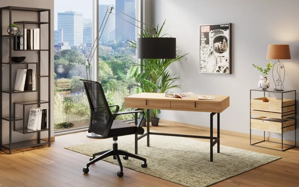 KARE Design Olohuone|Hyllyt*Loft Hylly Musta 60x195cm