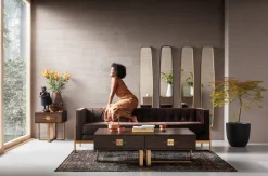 KARE Design Sohvat*Loft Sohva 3-istuttava, Ruskea