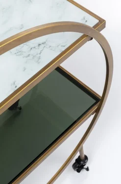 KARE Design Baarit*Loft Tarjoiluvaunu, Messinki