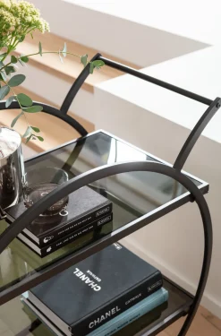 KARE Design Baarit*Loft Tarjoiluvaunu, Musta