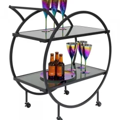 KARE Design Baarit*Loft Tarjoiluvaunu, Musta