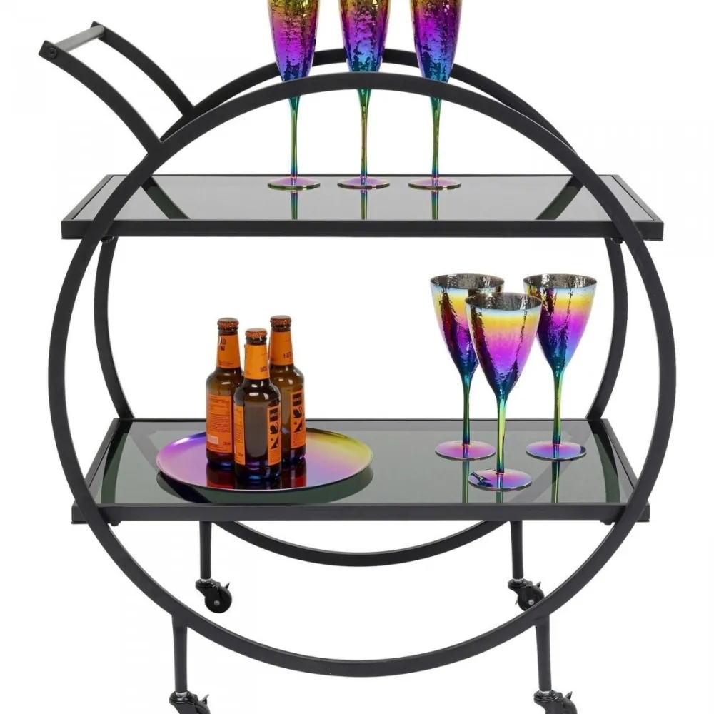 KARE Design Baarit*Loft Tarjoiluvaunu, Musta