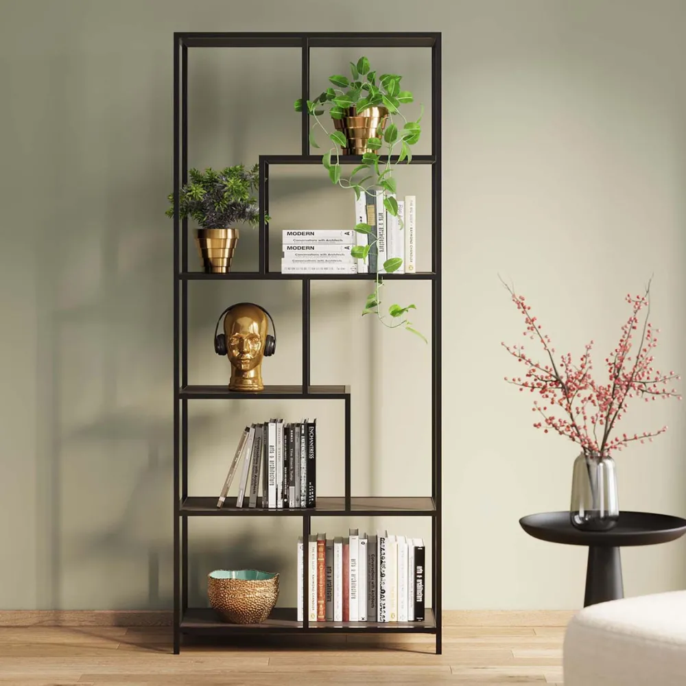 KARE Design Hyllyt*Loftie Hylly, Musta 77x185cm