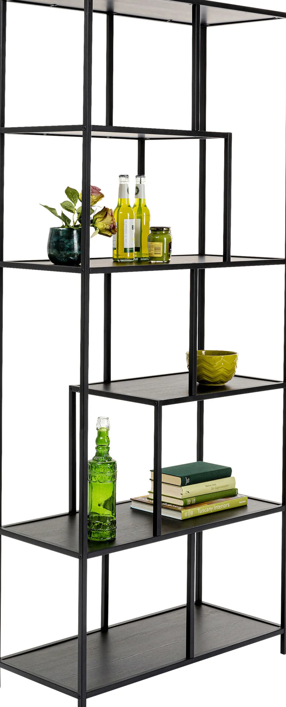 KARE Design Hyllyt*Loftie Hylly, Musta 77x185cm