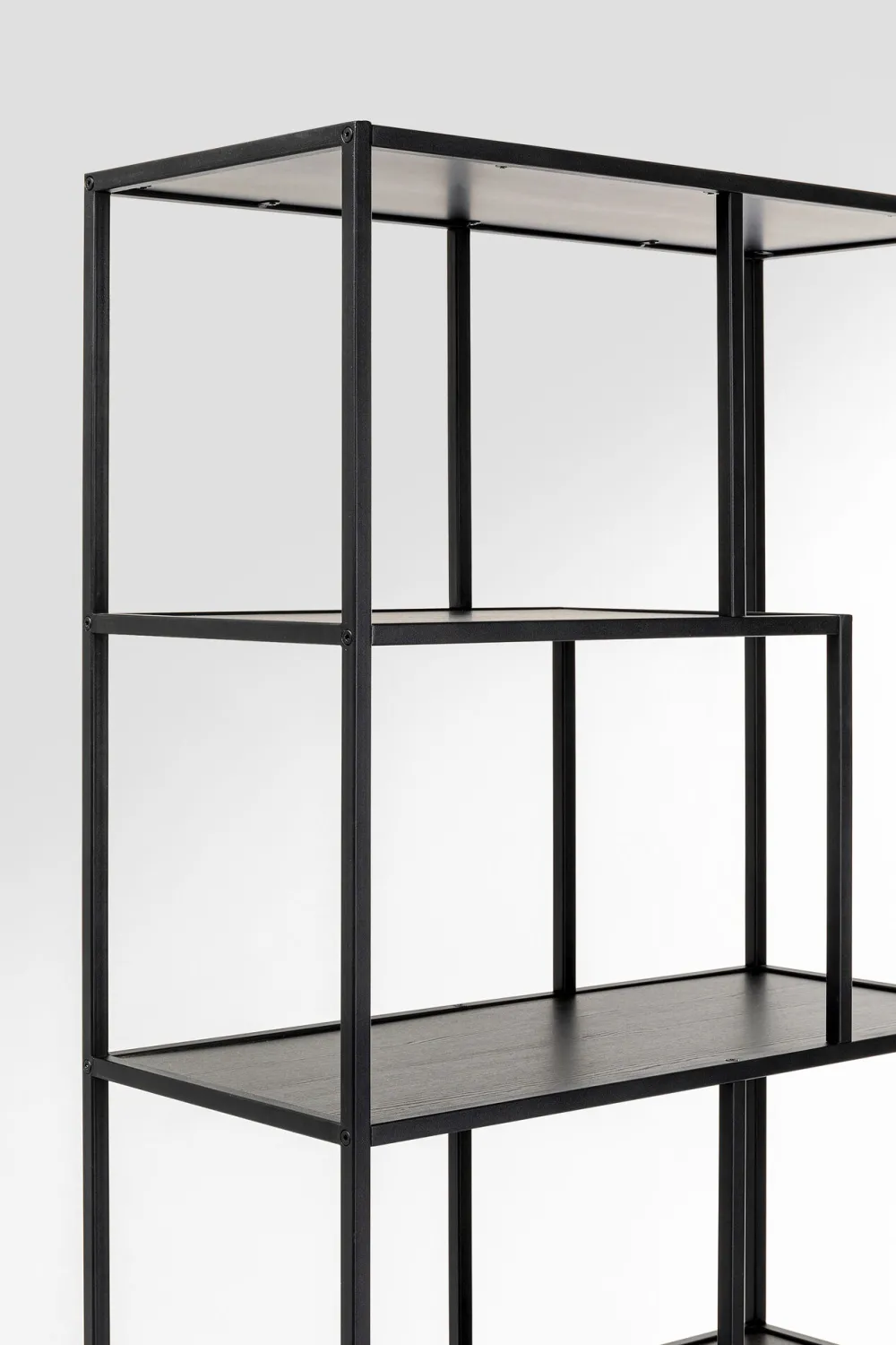 KARE Design Hyllyt*Loftie Hylly, Musta 77x185cm