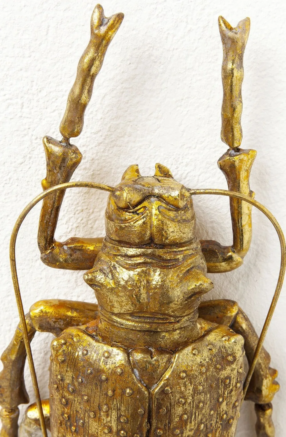 KARE Design Seinäkoristeet*Longicorn Beetle Kovakuoriainen Seinäkoriste, Kulta