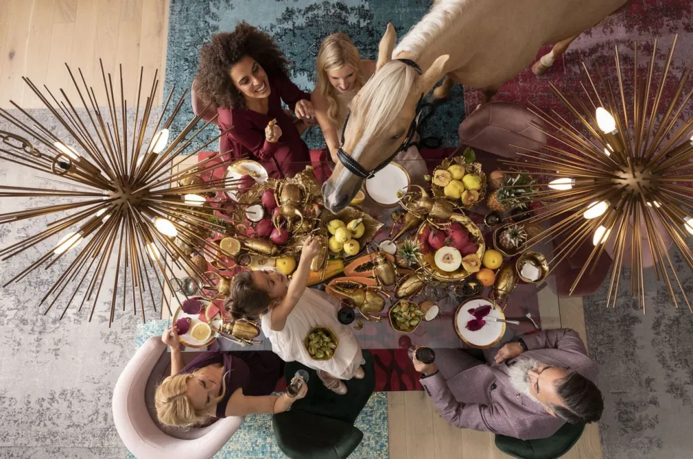 KARE Design Seinäkoristeet*Longicorn Beetle Kovakuoriainen Seinäkoriste, Kulta