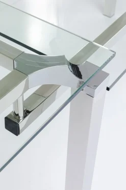 KARE Design Työpöydät*Lorenco Corner Työpöytä, Toimistopöytä, Kromi 210x180cm