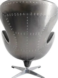 KARE Design Nojatuolit*Lounge Black Graphit Kääntyvä Nojatuoli