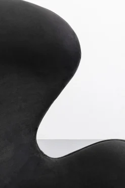 KARE Design Nojatuolit*Lounge Black Graphit Kääntyvä Nojatuoli