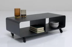 KARE Design Tv -Tasot*Lounge M Mobil Tv-taso, Harmaa 90x30cm