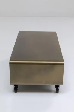 KARE Design Tv -Tasot*Lounge M Mobil Tv-taso, Pronssi 90x30cm