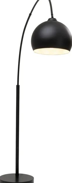 KARE Design Lattiavalaisimet|Olohuone*Lounge Small Deal Eco Lattiavalaisin Matta Musta 175cm