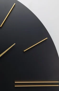 KARE Design Kellot*Luca Seinäkello Musta Ø70cm