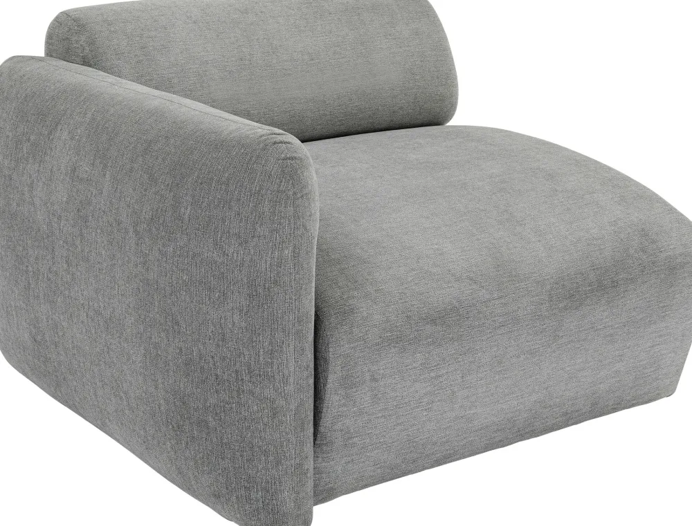 KARE Design Moduulisohvat|Kulmasohvat*Lucca Kulmamoduuli, Harmaa, Vasen 89cm