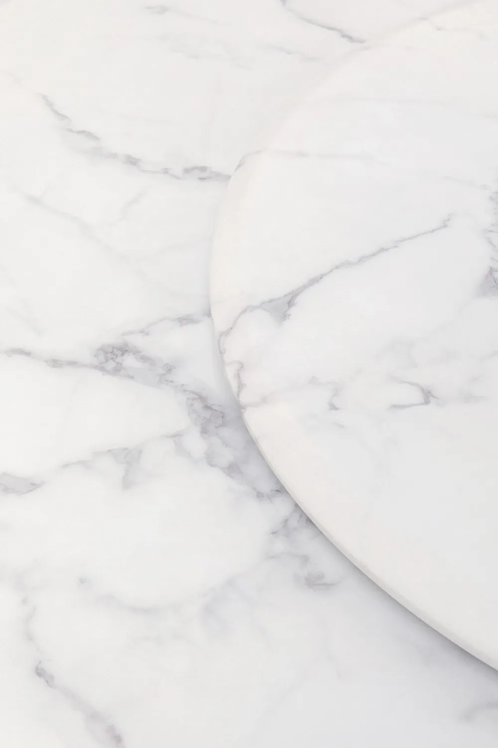 KARE Design Pöydät*Lucia Pyöreä Ruokapöytä - Marmori Pöytälevy Ø135cm