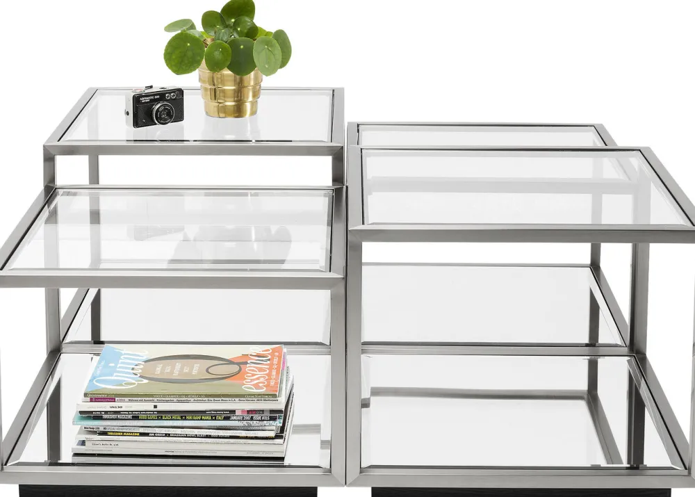 KARE Design Sohvapöydät|Olohuone*Luigi Sohvapöytä, Hopea (4/Setti)