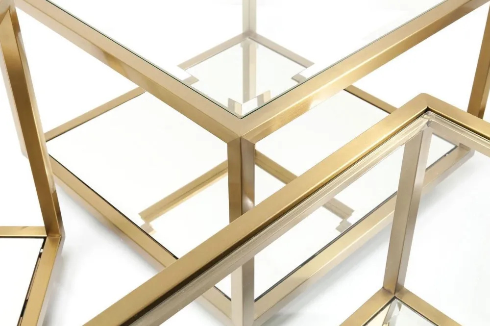 KARE Design Sohvapöydät|Olohuone*Luigi Sohvapöytä, Kulta (4/Setti)