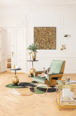 KARE Design Nojatuolit*Luna High Nojatuoli, Vihreä