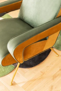 KARE Design Nojatuolit*Luna High Nojatuoli, Vihreä