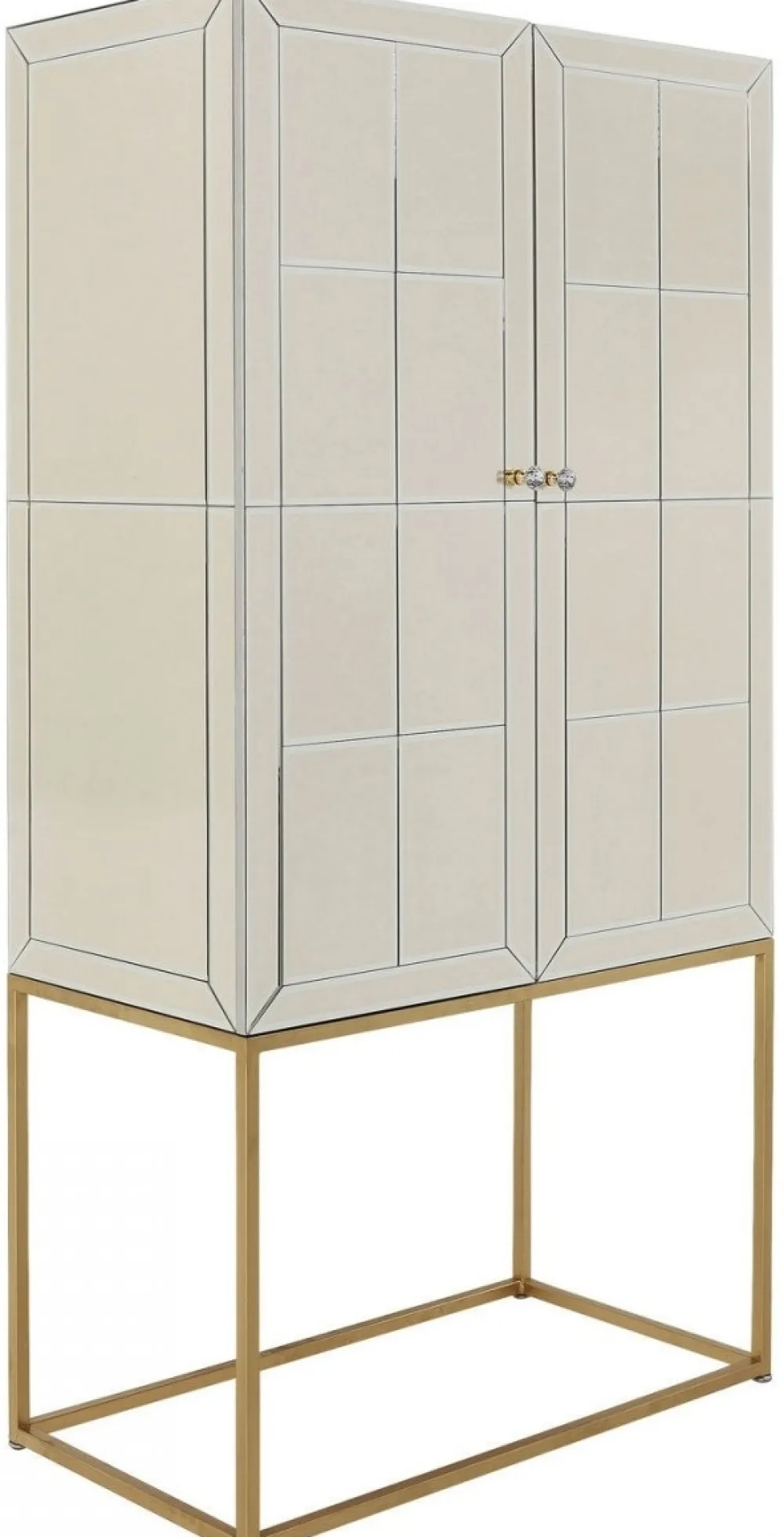 KARE Design Baarit*Luxury Pearl Baarikaappi 89x181cm, Peililasia