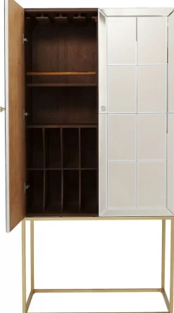 KARE Design Baarit*Luxury Pearl Baarikaappi 89x181cm, Peililasia