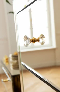 KARE Design Senkit|Olohuone*Luxury Pearl Korkea Lipasto, 5 Laatikkoa, Peililasia