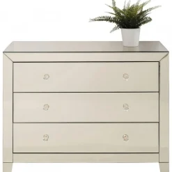 KARE Design Senkit|Olohuone*Luxury Pearl Lipasto, 3 Laatikkoa, Peililasia