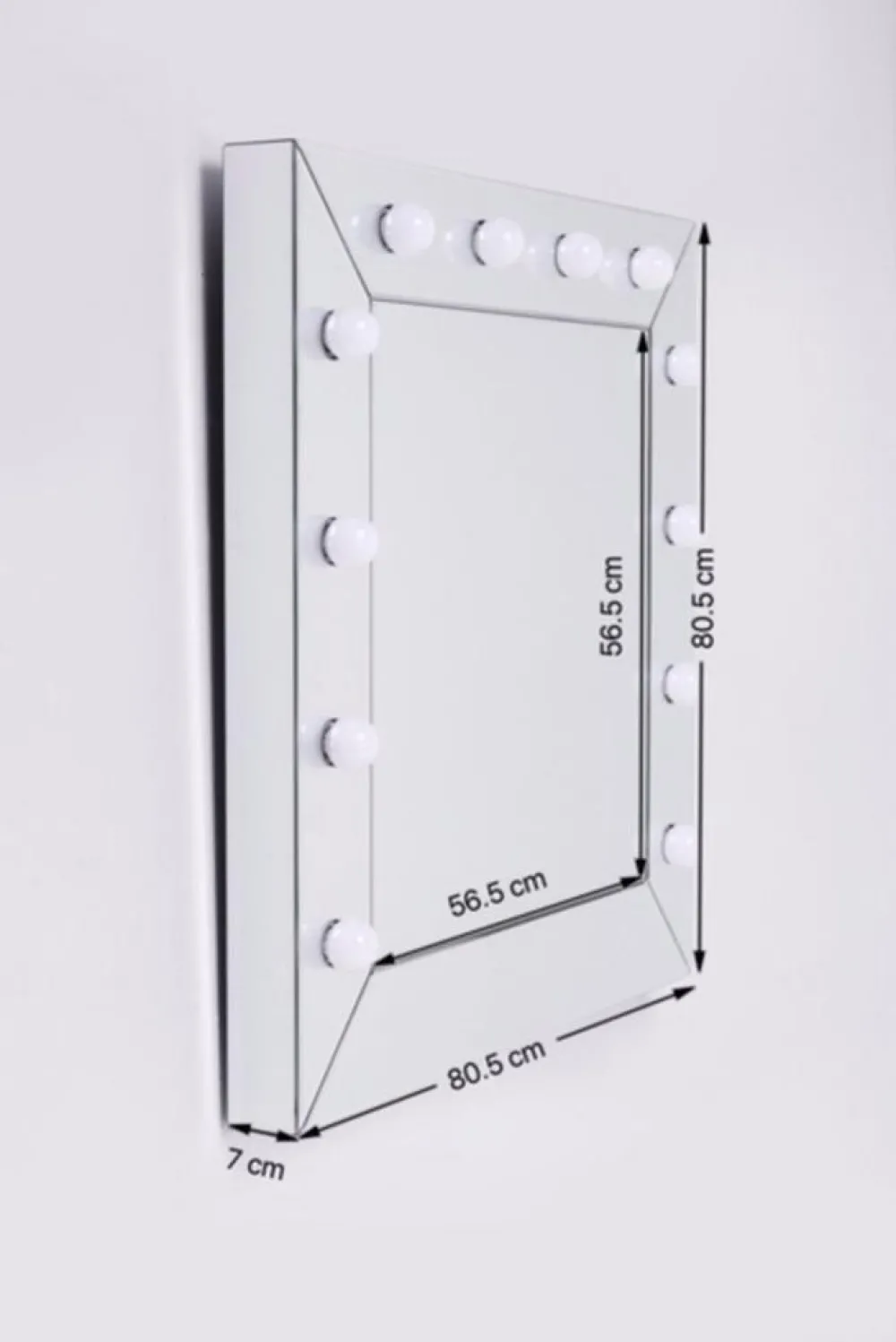 KARE Design Peilit*Make Up Square Peili 81x81cm