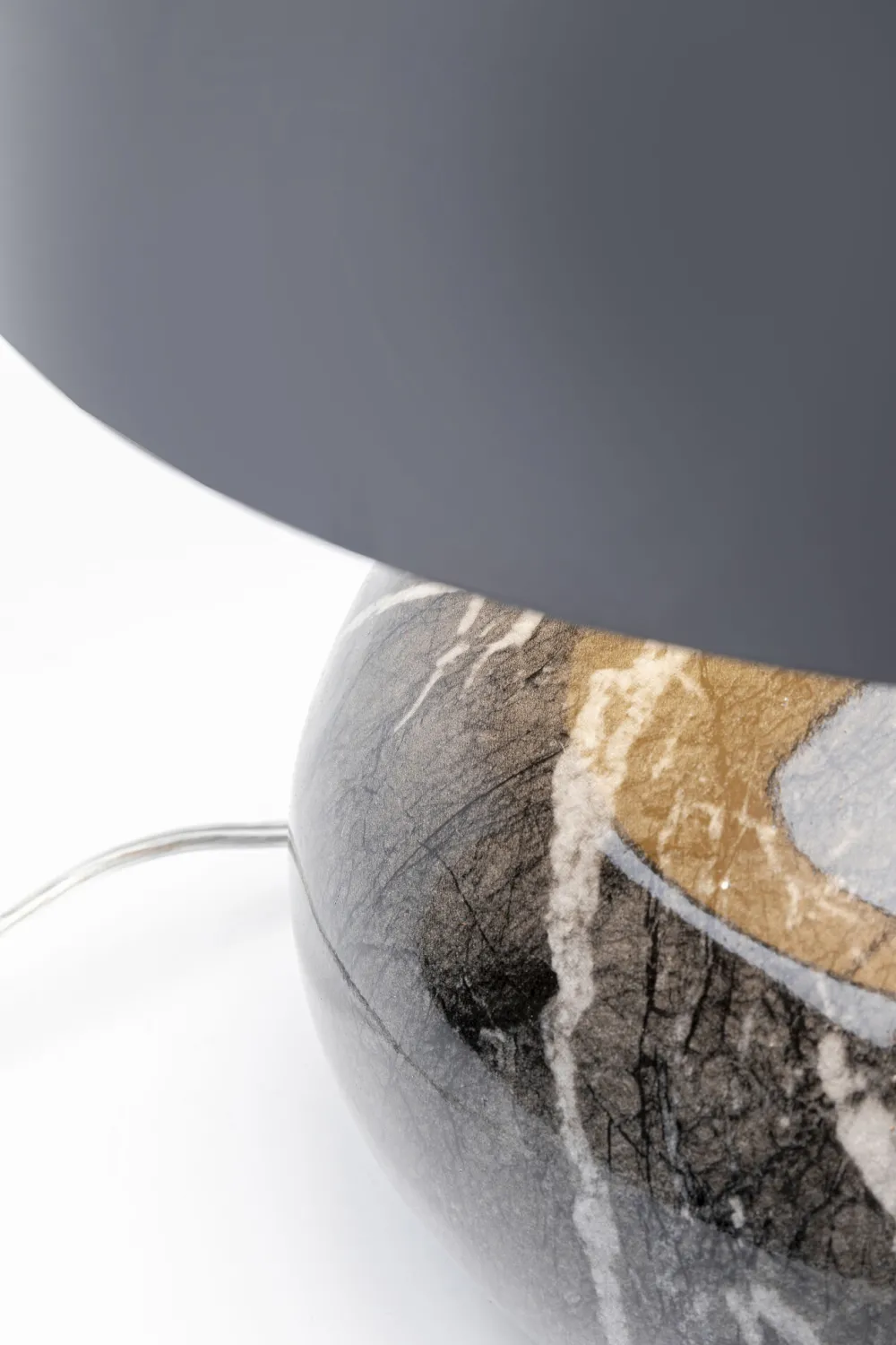 KARE Design Pöytävalaisimet*Mamo Deluxe Pöytävalaisin Harmaa 37cm