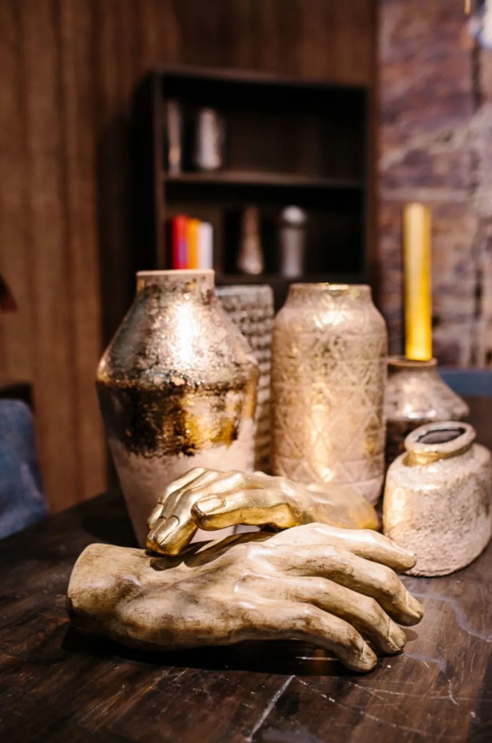 KARE Design Koriste-Esineet*Mano Deko Koriste-esine, Kulta 35cm