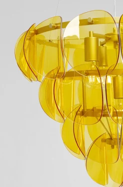 KARE Design Riippuvalaisimet*Mariposa Three Circle Riippuvalaisin Messinki Ø60cm